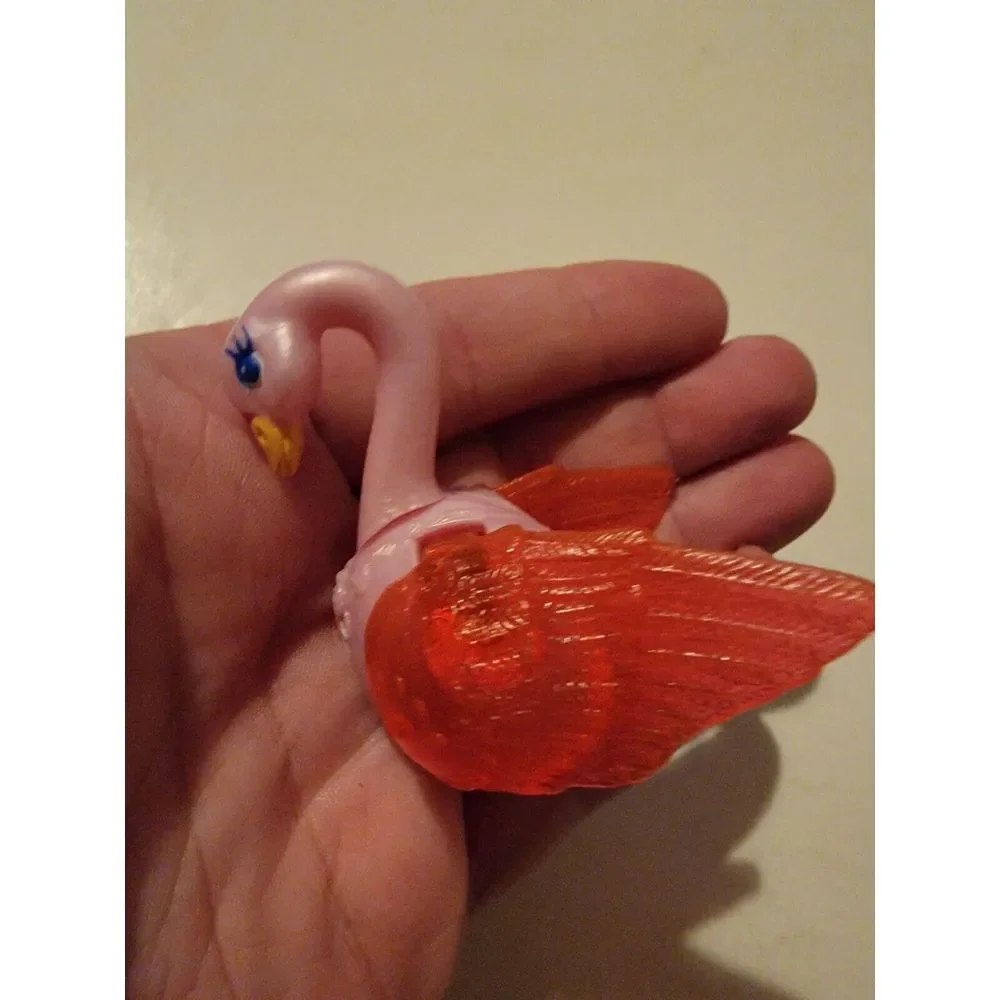McDonalds Happy Meal: Littlest Pet Shop Swan Figurine - Vintage 1995 Toy